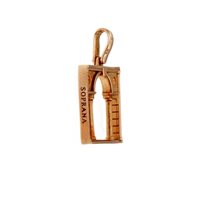 Pendant Loving Palladio  2D in Rose Gold 04R SERLIANA - 04R SERLIANA